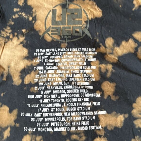 Vintage U2 2010 360 Degrees Concert Tour T Shirt. Unisex. Size XXL. - Picture 5 of 6